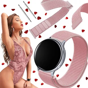 Řemínek na hodinky Řemínek ChronSmarta pro Garmin 22mm, růžový