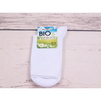 Dámské ponožky Ponožky Props bio antibakteriální se stříbrem BÍLÉ velikosti ponožek: 25-26 ( EUR vel. 38-39)