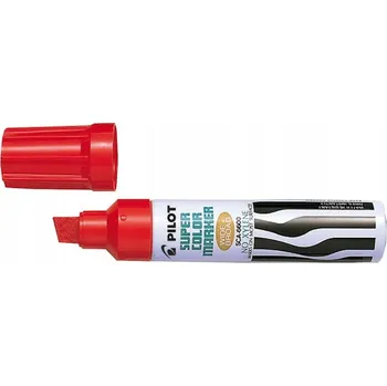 ŠKOLNÍ PERMANENTNÍ FLAMASTER JUMBO plnitelný POPISOVAČ Pilot ČERVENÝ MARKER