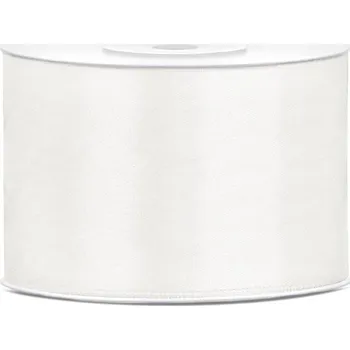 Stuha Stuha saténová světle krémová 50 mm, délka 25 m