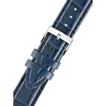 Kožený řemínek Morellato Bolle 2269480.061 L, modrý - 18 mm