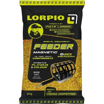 Návnadová surovina Lorpio Feeder Magnetic - River 2kg