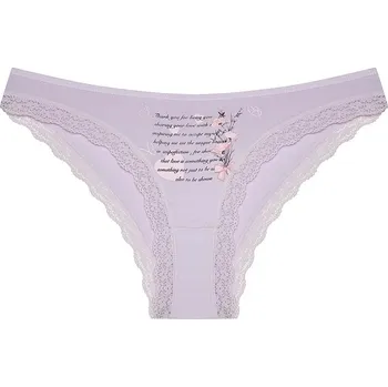 Kalhotky Dámské kalhotky Denisa - lila - XL