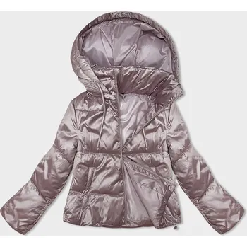 Dámská cargo bunda Růžová zateplená bunda s kapucí pro ženy SWest, odstíny růžové XL (42) i392_23184-53