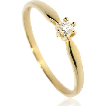 Prsten Zlatnictví Helios Prsten zlatý s Diamantem