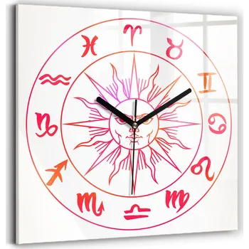 Hodiny Nástěnné hodiny Wallfluent bílé 30 cm