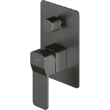 Vodovodní baterie OMNIRES Slide - Baterie pod omítku, pro 2 spotřebiče, s tělesem, kartáčovaný grafit SL7735GR