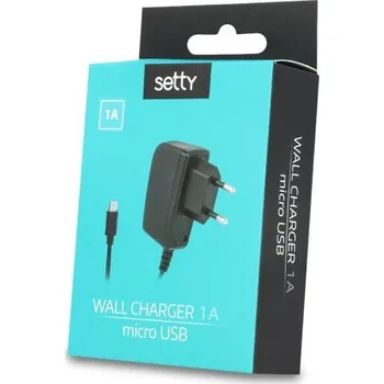 Setty síťová nabíječka micro USB 1A