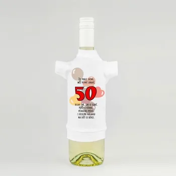 Žertovný předmět Divja.cz Tričko na flašku - Žij podle svého -50