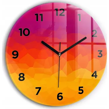 Hodiny Nástěnné hodiny Wallfluente modré 30 cm