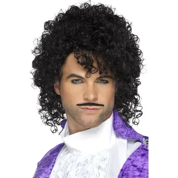Karnevalová paruka Smiffys.com Paruka Muzikant z 80. let