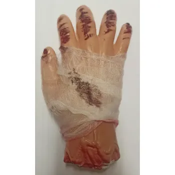 Karnevalový doplněk Ruka s obvazem