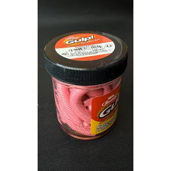 Umělá nástraha Nástraha Berkley Gulp Nightcrawler Rosówka 15cm Bubblegum – Vhodná na Pstruhy a Hlavatky!