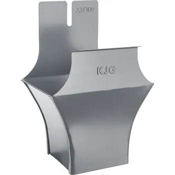 okap KJG Kotlík žlabový hranatý prachově šedý 330/80x80 mm