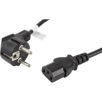 Napájecí kabel LANBERG CEE 7/7 na IEC 320 C13 POWER CORD 1.8M VDE černý