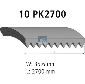 ozubený klínový řemen DT Spare Parts 1.21896