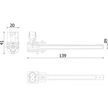 Úrovňový vypínač, hladina chladicí kapaliny MAHLE CRTX 6 000S