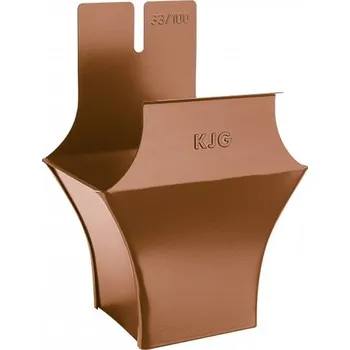 okap KJG Kotlík žlabový hranatý měděno hnědý 250/80x80 mm