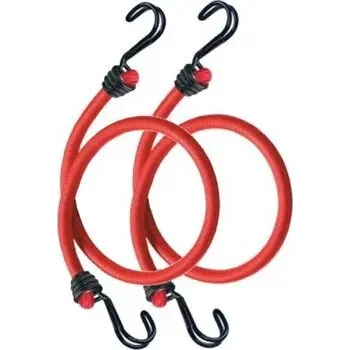 Upínací popruh Upínač pružný 2ks - 80 cm, prům.8mm