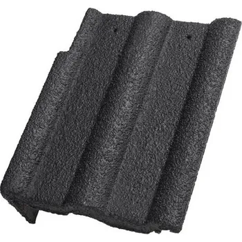 Střešní krytina Bramac - Montero PROTECTOR taška okrajová levá - granitově černá