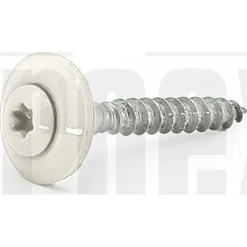 Spojovací materiál Šroub klempířský nerez 4,5x45mm, bílý RAL9010, T20