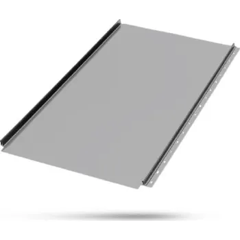 plechová krytina Lindab - Click 25 Classic, PE stříbrná RAL9006