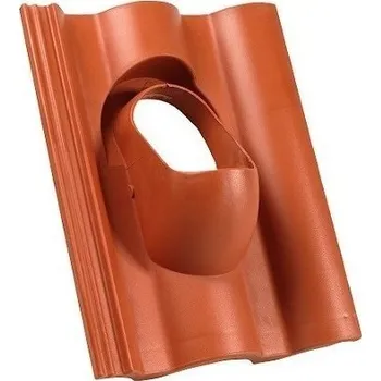 Střecha HPI - odvětr. taška plastová Danubia - červenohnědá