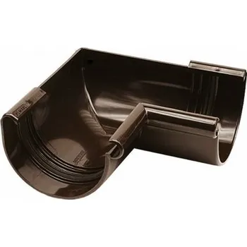 okap Marley - Roh žlabový vnitřní bílý 150 mm