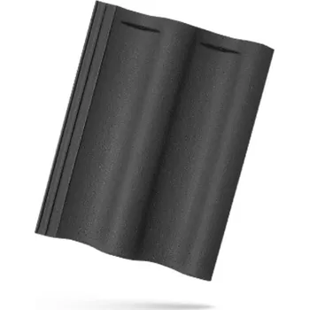 Střešní krytina Bramac - 7° PROTECTOR, taška základní - ebenově černá