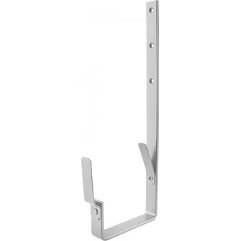 okap KJG Okapový hák hranatý bílo hliníkový 330/550 mm, 25/6