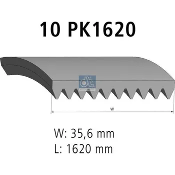 ozubený klínový řemen DT Spare Parts 4.80738