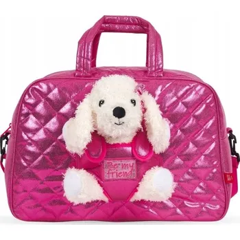 Ružová športová taška s pudlíkom Perletti Kids, 13082