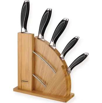 Kuchyňský nůž Maestro Sada nožů nerez ve stojanu 6 ks MR1425, dřevo