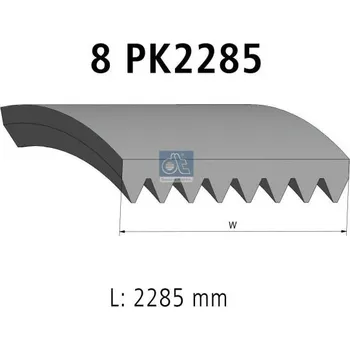 ozubený klínový řemen DT Spare Parts 4.81700