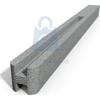 Plotový sloupek Sloupek betonový KLASIK, průběžný 1000 mm, průběžný grafit, balení 1 ks