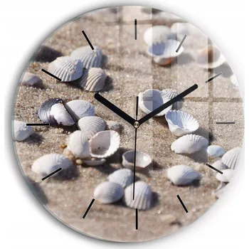 Hodiny Nástěnné hodiny Wallfluente bílé 30 cm