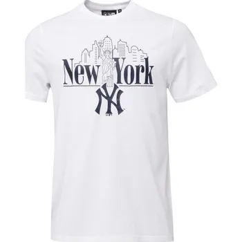 Pánské triko New Era NEW YORK YANKEES MLB M Bílá, Modrá