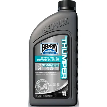 Motorový olej Motorový olej Bel-Ray THUMPER RACING SYNTHETIC ESTER BLEND 4T 15W-50 1 l SUZUKI DR-Z 400 S 2000-2015
