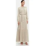 MICHAEL Michael Kors Košilové šaty MS482CM8BB Béžová Regular Fit S