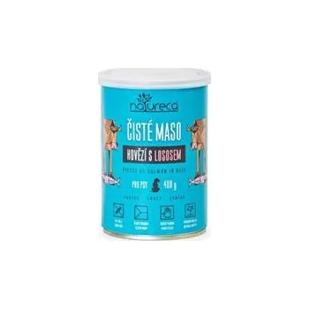 Krmivo pro psa NATURECA konz. hovězí s lososem pro psy 800g