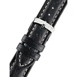 Kožený řemínek Morellato Kuga 3689A38.019 M, černý - 18 mm