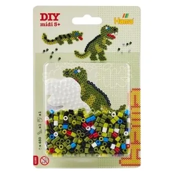 Dětské navlékací korálky Korálky MIDI set Dinosaurus 450ks MIDI H4193