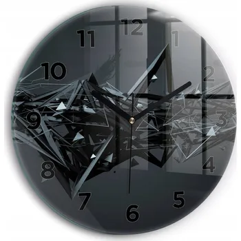 Hodiny Nástěnné hodiny Wallfluente černé 30 cm