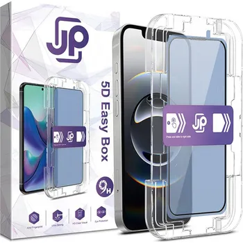 Tvrzené sklo (Tempered Glass) JP Easy Box pro Apple iPhone 16e - 2,5D - rámeček pro nalepení