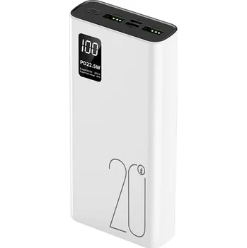 Powerbanka POWERBANK PŘENOSNÁ NABÍJEČKA 20000MAH KOMPAKTNÍ 22,5W IBDRY USB-C PRO