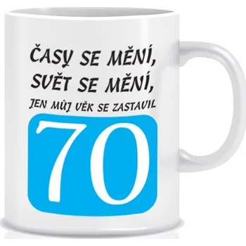 Žertovný předmět Divja.cz Hrnek - časy se mění - 70