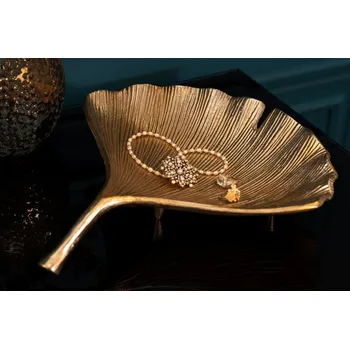 Dekorační mísa - Ginkgo, zlatá malá