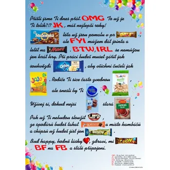 joke21 Mega přání k narozeninám - pro puberťáky