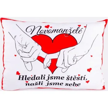 Svatební dekorace Divja Polštář - Novomanželé - hledali jsme