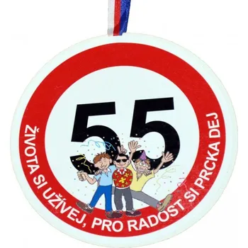 Žertovný předmět Jirka Medaile k 55. narozeninám - originální dárek k jubileu
